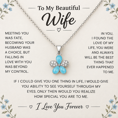 To My Beautiful Wife Necklace